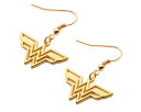 DCコミックス ワンダーウーマン ゴールドメッキ ダングルピアス DC COMICS WONDER WOMAN ジャスティス リーグ アメコミ アクセサリー グッズ 【Salesone Studios】