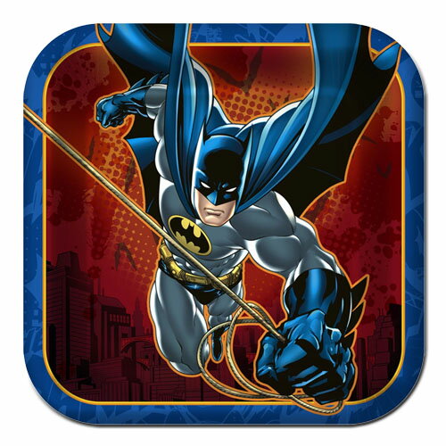 DCコミックス バットマン 8pc ペーパープレート Sサイズ DC COMICS ジャスティス・リーグ アメコミ 紙..