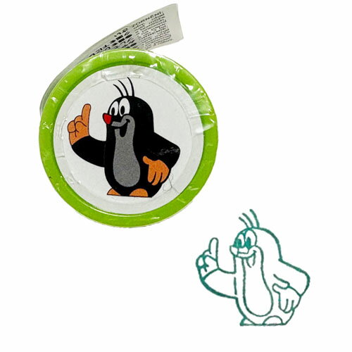 Rakuten - もぐらのクルテク インクスタンプ クルテク グリーン Krtek 雑貨
