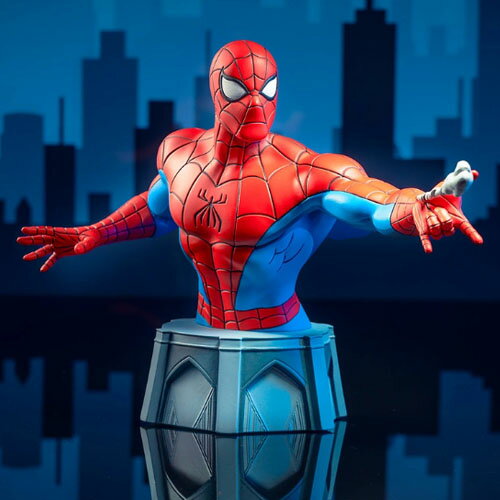 マーベル スパイダーマン ミニバストフィギュア シリアルナンバー入り スタチュー MARVEL アメコミ 【Diamond Select】