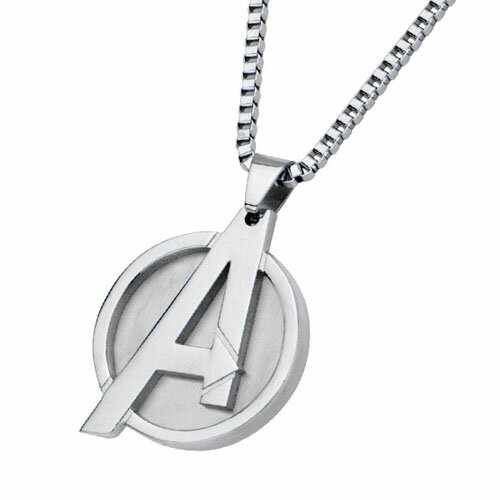 マーベル アベンジャーズ BIG-Aロゴ ペンダントネックレス MARVEL AVENGERS アメコミ アクセサリー グッズ 【Salesone Studios】