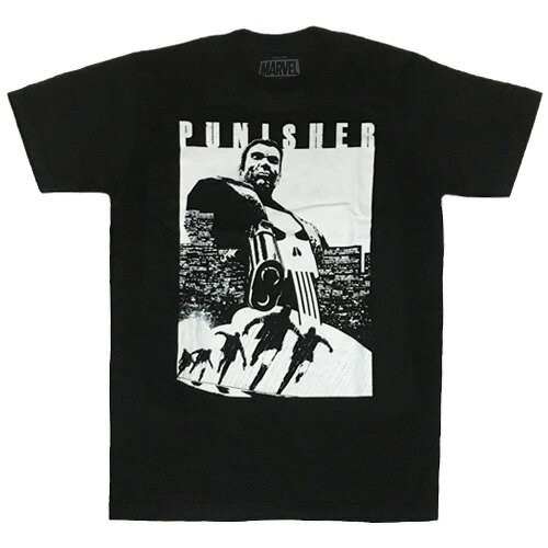 マーベル パニッシャー Try & Run Tシャツ Punisher MARVEL アメコミ