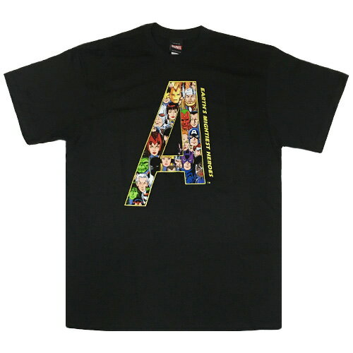 Rakuten - マーベル アベンジャーズ Big A Tシャツ Avengers MARVEL アメコミ