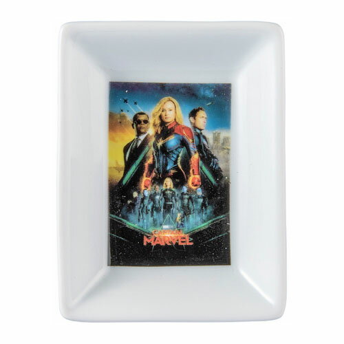 Rakuten - マーベル ミニプレート キャプテン・マーベル 歴代ポスター 小皿 MARVEL グッズ