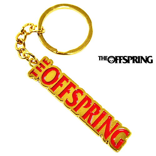 THE OFFSPRING Logo キーチェーン ゴールド/レッド オフスプリング エピタフ メロコア パンク キーホルダー グッズ