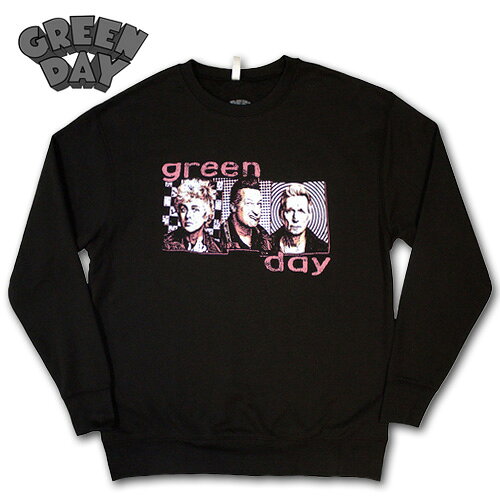 GREEN DAY Sweatshirt 80's Summer Photo スウェット ブラック グリーン・デイ ロック メロコア パンク トレーナー グッズ