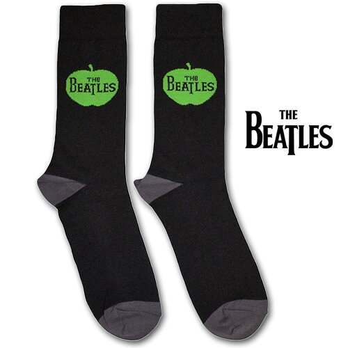 THE BEATLES Socks Apple ソックス ブラック ザ・ビートルズ ロック ジョン・レノン アップル・コア 靴下 グッズ