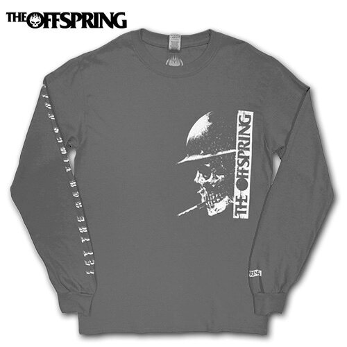 Rakuten - THE OFFSPRING Long Sleeve Tee Skull ロングTシャツ チャコールグレー オフスプリング エピタフ メロコア パンク ロンT グッズ