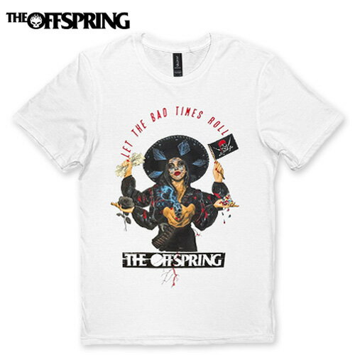 THE OFFSPRING Shooting Gun Tシャツ ホワイト オフスプリング エピタフ メロコア パンク Let The Bad Times Roll グッズ