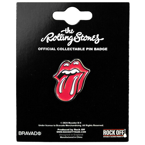 THE ROLLING STONES Pin Badge Classic Tongue ピンバッジ ザ・ローリング・ストー...