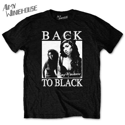 AMY WINEHOUSE Back to Black Tシャツ ブラック エイミー・ワインハウス ジャズ ソウル TEE グッズ