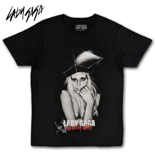 乐天商城 - LADY GAGA Bloody Mary Tシャツ ブラック レディー・ガガ ポップ エレクトロ ダンス TEE グッズ