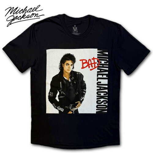 MICHAEL JACKSON Bad Tシャツ ブラック マイケル・ジャクソン キング・オブ・ポップ バッド グッズ