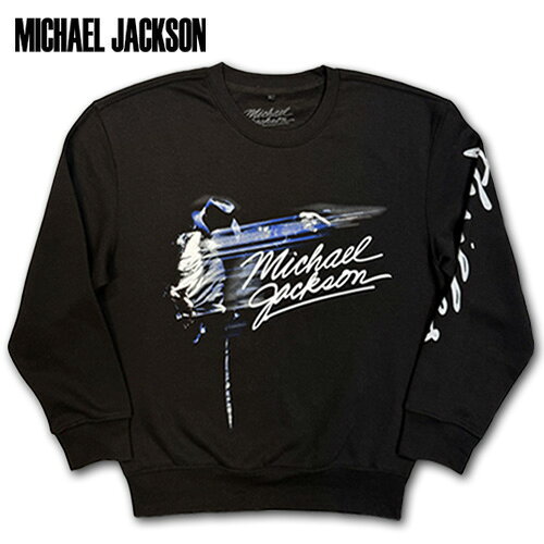 MICHAEL JACKSON Sweatshirt Thriller Hat Poses スウェット ブラック マイケル・ジャクソン キング・オブ・ポップ スリラー トレーナー グッズ