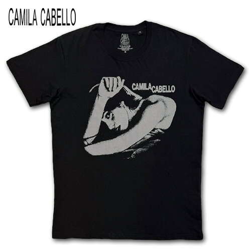 CAMILA CABELLO Logo & Pose Tシャツ ブラック カミラ・カベロ ポップ・ミュージック ダンス グッズ