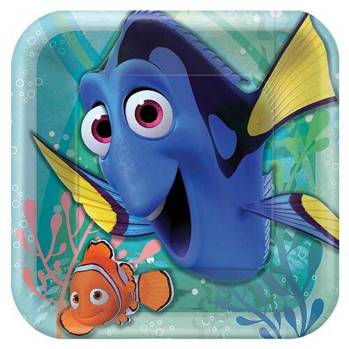 Rakuten - ディズニー・ピクサー ファインディング・ドリー 8pc ペーパープレート Mサイズ DISNEY PIXAR 紙皿 【DesignWare】