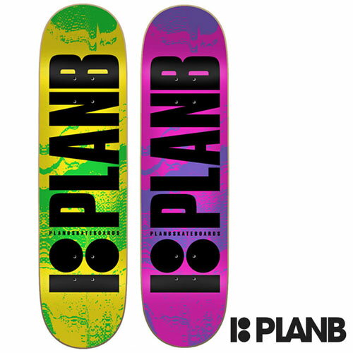PLAN B ORIGINAL FLUOR Deck スケートボードデッキ プランビー