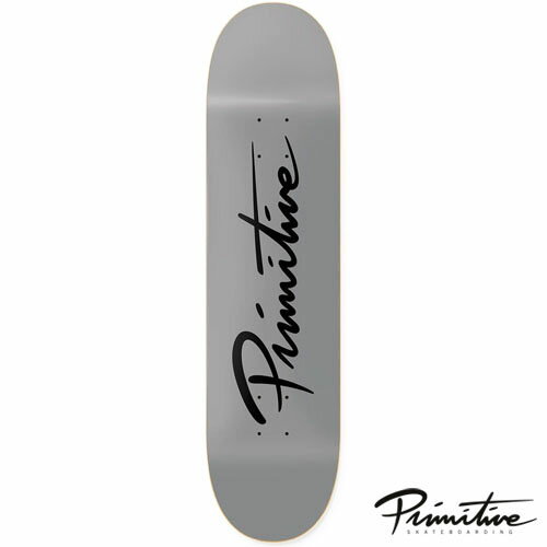 PRIMITIVE NUEVO SCRIPT CORE GREY Deck デッキ スケートボード プリミティブ