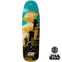 ELEMENT × STAR WARS 80S YODA SKATEBOARD DECK ヨーダ スケートボードデッキ エレメント スター・ウォーズ シルエット エピソード6 R2-D2 C-3PO ライトサイド