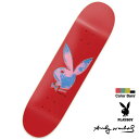 Color Bars ~ Andy Warhol ~ Playboy Bunny Red Deck AfBEEH[z XP[g{[hfbL J[o[ vC{[Crbg bh