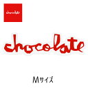 CHOCOLATE ステッカー CHUNK Red Mサイズ チョコレート スケートボード SKATEBOARDING チャンク ロゴ レッド グッズ パーツ