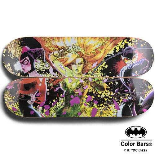 Rakuten - Color Bars × DC Comics Here Comes Trouble Skateboard Set DCコミックス スーパーヴィラン スケートボードデッキ カラーバー