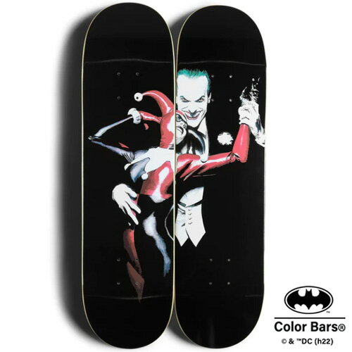 Rakuten - Color Bars × DC Comics Sway With Me Skateboard Set DCコミックス ジョーカー&ハーレイ・クイン スケートボードデッキ カラーバー