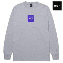 HUF ESSENTIALS BOX LOGO LS TEE {bNXS OTVc AX`bNO[ t@bV nt