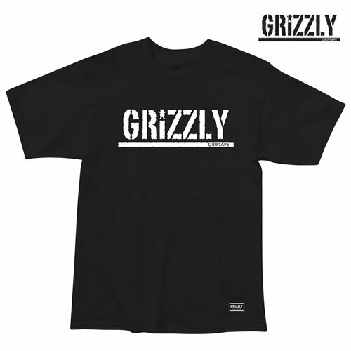 乐天商城 - GRIZZLY Stamp S/S Tee Tシャツ ブラック ファッション グリズリー グッズ