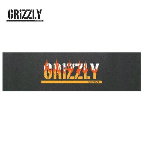 GRIZZLY スケートボード グリップテープ FIRE STARTER GRIPTAPE ORANGE デッキテープ グリズリー 雑貨