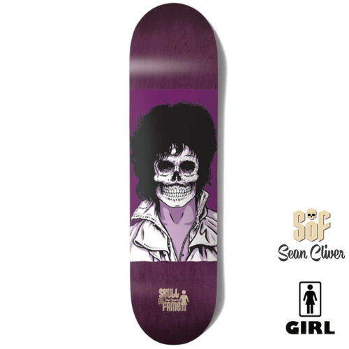 GIRL SKULL OF FAME SIMON BANNEROT Deck スケートボード デッキ ガールスケートボード ショーン・クライヴァー