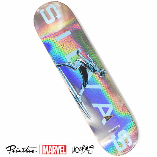 PRIMITIVE × MARVEL × MOEBIUS MILES SILVAS SILVER SURFER DECK シルバーサーファー スケートボードデッキ プリミティブ マーベル