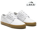 LAKAI GRIFFIN ホワイト/ガム レザー ラカイ スニーカー スケートシューズ