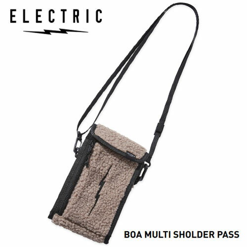 ELECTRIC BOA MULTI SHOLDER PASS ボアマルチショルダー ベージュ ファッション スマホ エレクトリック グッズ
