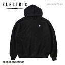 ELECTRIC REVERSIBLE HOOD リバーシブルフード スウェットパーカー ブラック ファッション エレクトリック グッズ