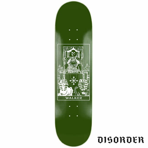 DISORDER Walker Card Deck GREEN スケートボードデッキ ディスオーダー