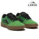 LAKAI BRIGHTON KIDS グリーン スエード ラカイ キッズスニーカー スケートシューズ