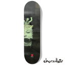 CHOCOLATE BLACK/WHITE Deck スケートボードデッキ CARLISLE AIKENS チョコレート