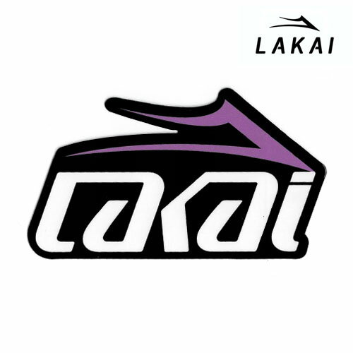 LAKAI CORPO MED DECAL ステッカー ブラック/パープル ラカイ