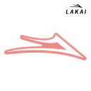 LAKAI MED FLARE ステッカー ピンク/ホワイト ラカイ