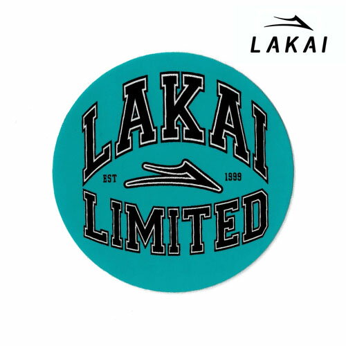 LAKAI CIRCLE DECAL ステッカー ティール/