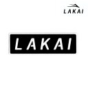 LAKAI SWIFT MED DECAL ステッカー ブラック/ホワイト ラカイ