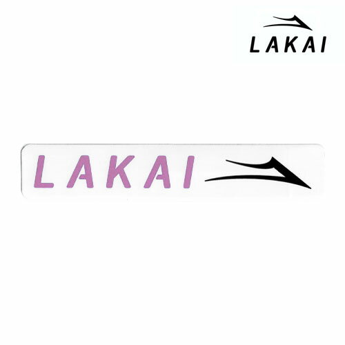 LAKAI MEDIUM BAR DECAL ステッカー ホワイト/パープル ラカイ