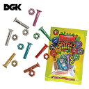 DGK HARDWARE SPITTAZ BOLTS ハードウェア プラス スケートボード用ボルトパーツセット 1インチ ビス ネジ グッズ
