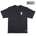 GRIZZLY JP TEAM HEAVYWIGHT RIVERSIBLE TEE リバーシブルTシャツ ブラック ファッション グリズリー グッズ(4)