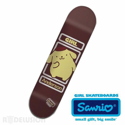 GIRL × Sanrio BRIAN ANDERSON×ポムポムプリン Deck スケートボードデッキ サンリオ