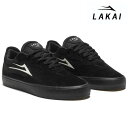 LAKAI ESSEX BLACK/BLACK SUEDE ラカイ スエード ブラック スニーカー スケートシューズ