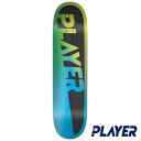 PLAYER DIAGONAL Team Deck P3 スケートボードデッキ プレイヤー ダイアゴナル