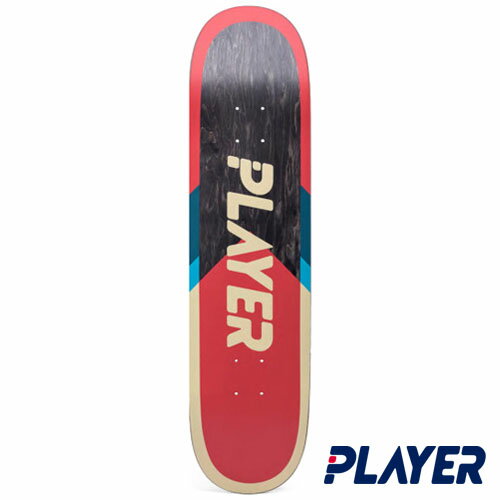 PLAYER GRAND SLAM レッド Team Deck P3 スケートボードデッキ プレイヤー グランドスラム