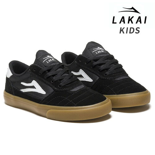 Rakuten - LAKAI CAMBRIDGE KIDS ブラック ガム スエード ラカイ キッズスニーカー スケートシューズ